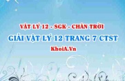 Giải Vật lí 12 trang 7 Chân trời Sáng tạo